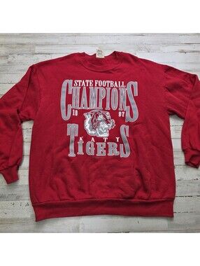 Katy High School Football State Champions Texas 90s Tigers Sweatshirt Men's XL